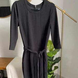 Madewell black long sleeve pant jumpsuit 4